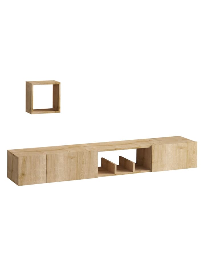 TV-Möbel AVIOR in Helles - (W)180  x (H)25  x (L)32 cm