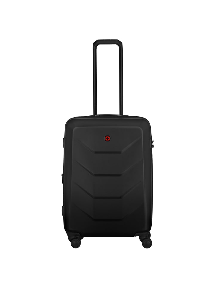 Prymo 4 Rollen Trolley M 65 cm mit Dehnfalte black
