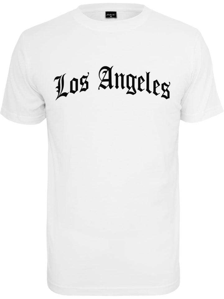 T-Shirt "Los Angeles Wording Tee" in Weiß