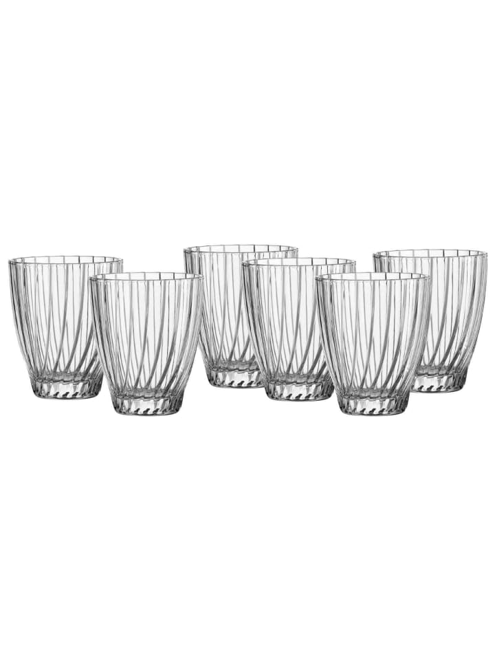 6er Set Trinkgläser Samba in Transparent 300 ml