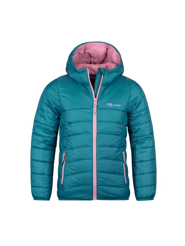 Steppjacke Eikefjord in teal/mauve