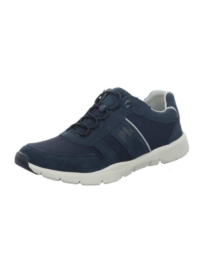 Sportlicher Schnürschuh in blau