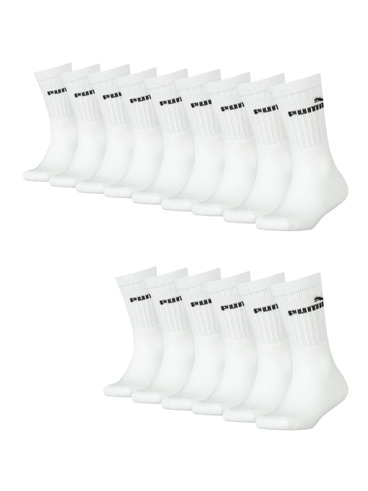 Socken PUMA JUNIOR CREW 15P in White