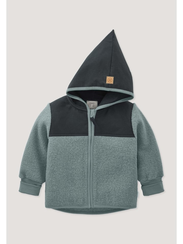 Wollwalk Jacke in gletscherblau