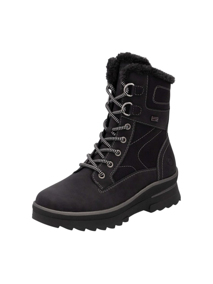Schnürboots in Schwarz