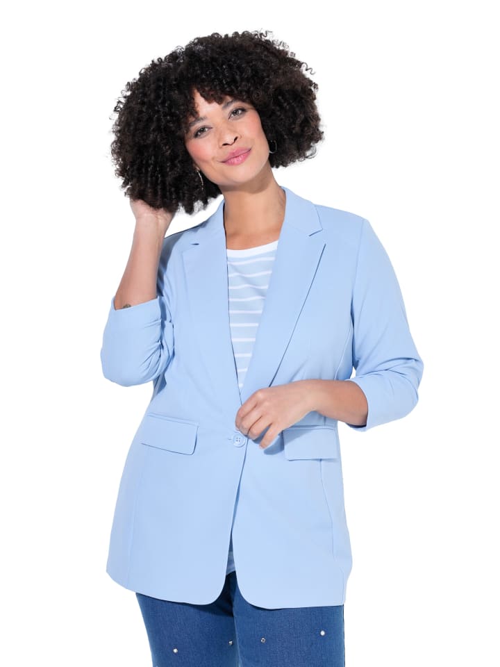 Blazer in quellenblau