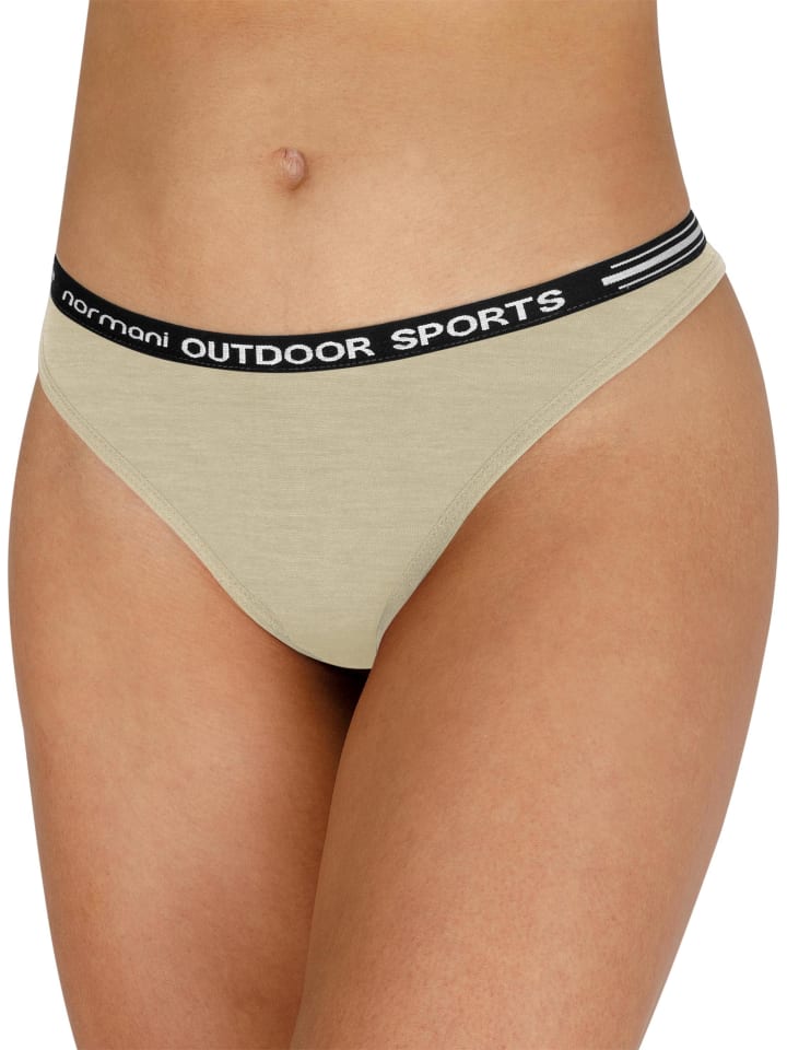 Damen Merino Tanga Dubbo in Wollweiß