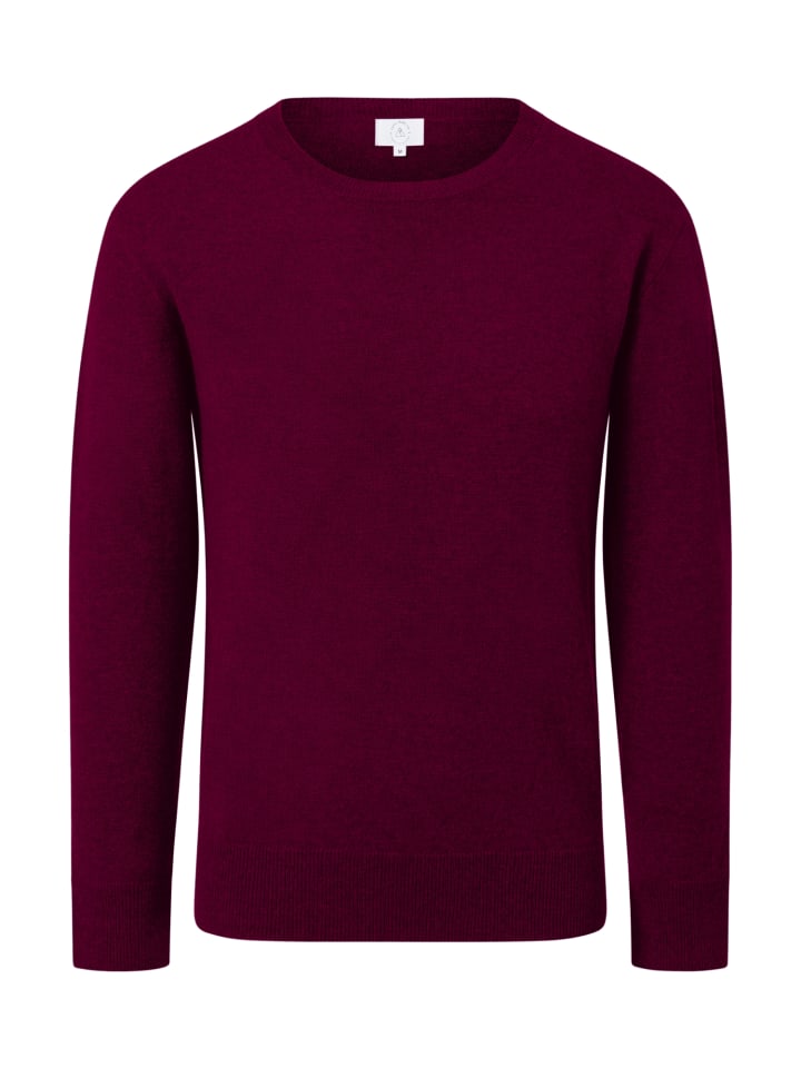 Rundhals Pullover in Cranberry Rot