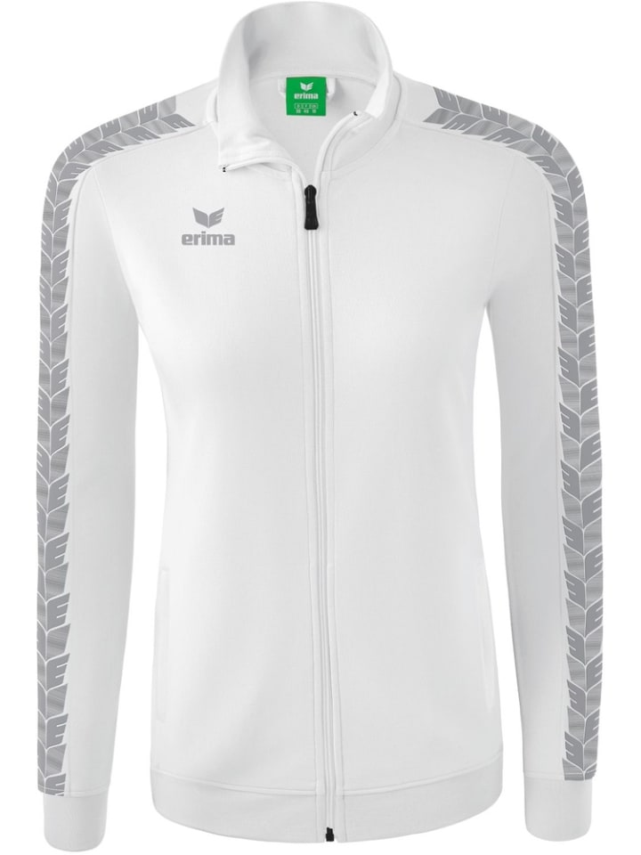 Trainingsjacke "Essential Team Tracktop Jacke" in Weiß