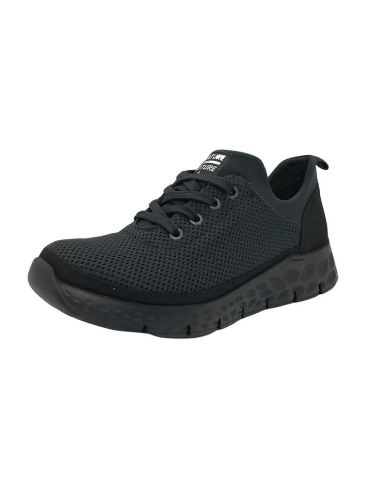 Komfort Schnürschuhe in Schwarz