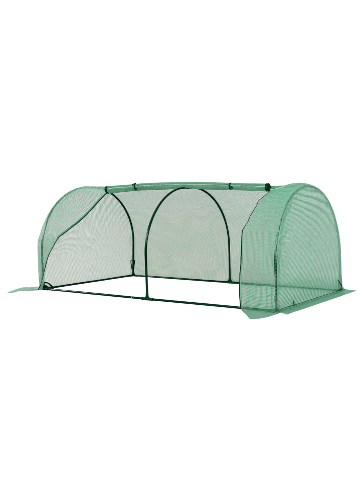 Gewächshaus in Grün 200L x 100B x 80H cm