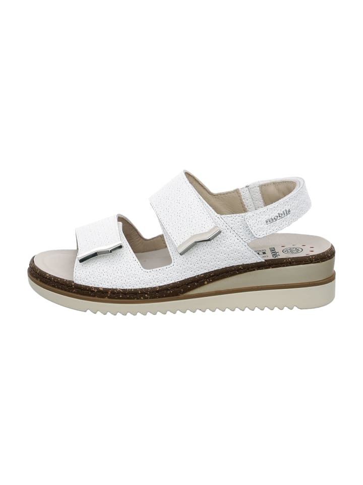 Komfort Sandalen in Weiß