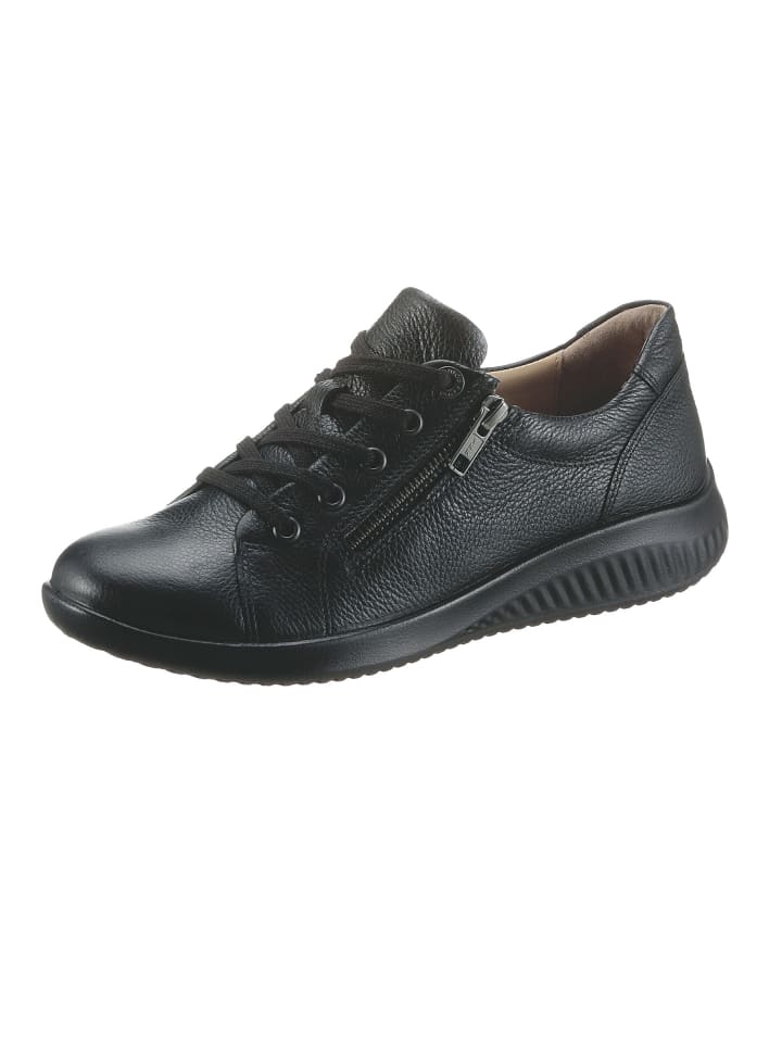 Schnürschuh in schwarz
