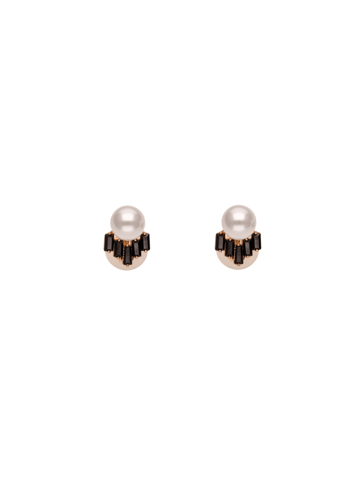 Women Earrings in Black White