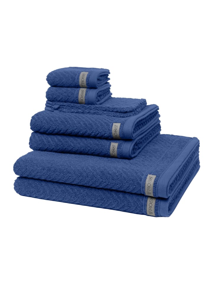 Handtuch-Set 8 tlg. - Smart in Royalblau