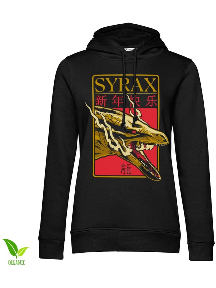 Hoodie "Syrax Dragon Girls Hoodie" in Schwarz
