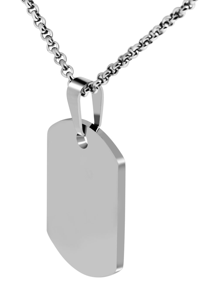 Unisex Anhänger – Gravuranhänger aus Edelstahl in silber