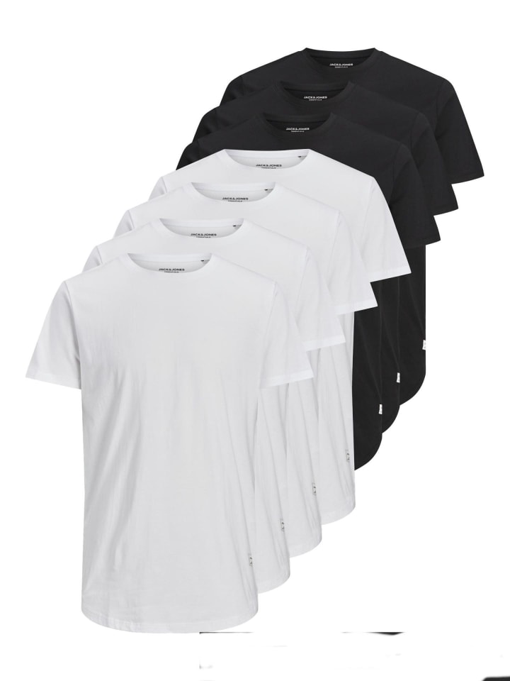 7er-pack T-shirt in White
