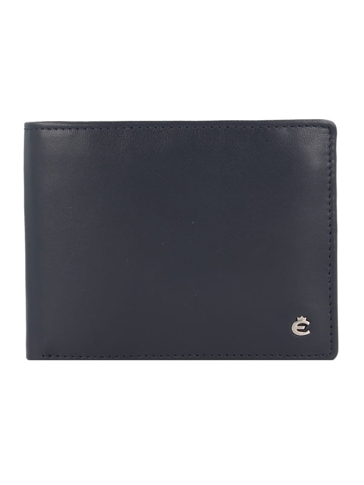 Harry Geldbörse Leder 12 cm blau