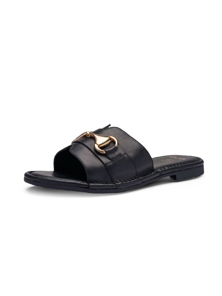 Pantolette in schwarz