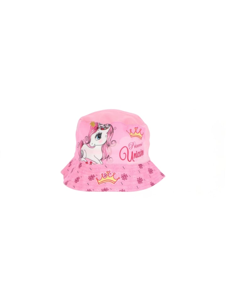 Unicorn Fischerhut für Kinder – Coole Kopfbedeckung & Sonnenschutz in Rosa