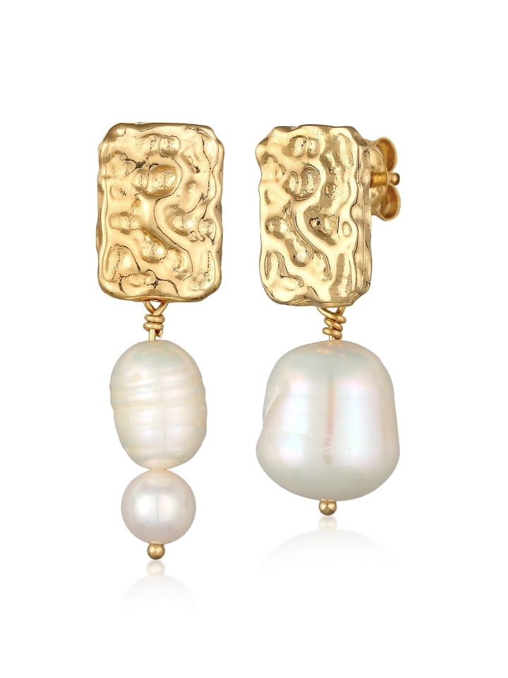 Ohrringe 925 Sterling Silber in Gold