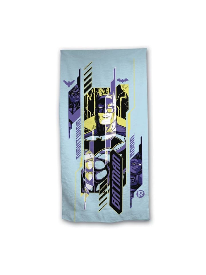 Batman Strandtuch – Mikrofaser-Design heldenhafte Strandtage, 70 x 140 in Blau