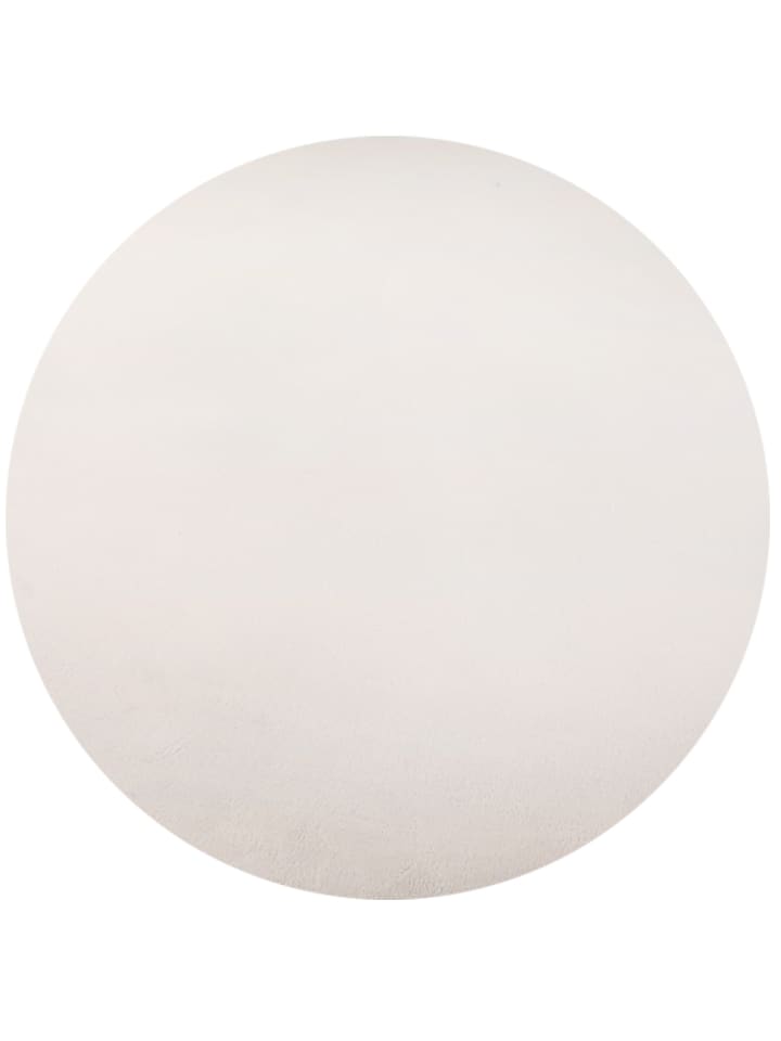 Kurzflor Teppich Silvia in Creme