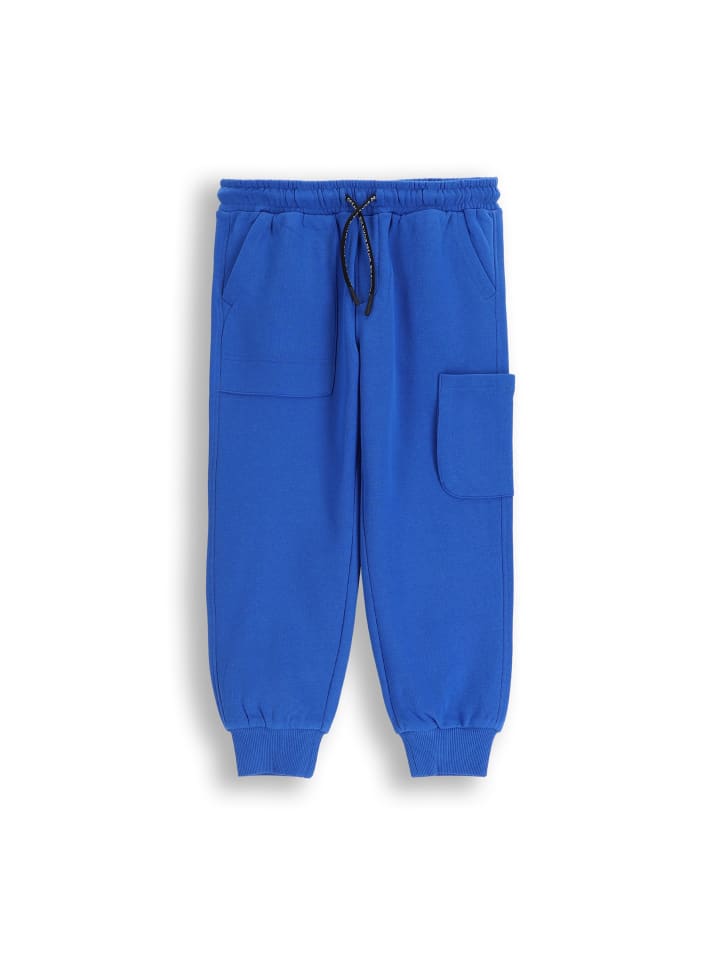 Gefütterte Jogginghose in kobaltblau