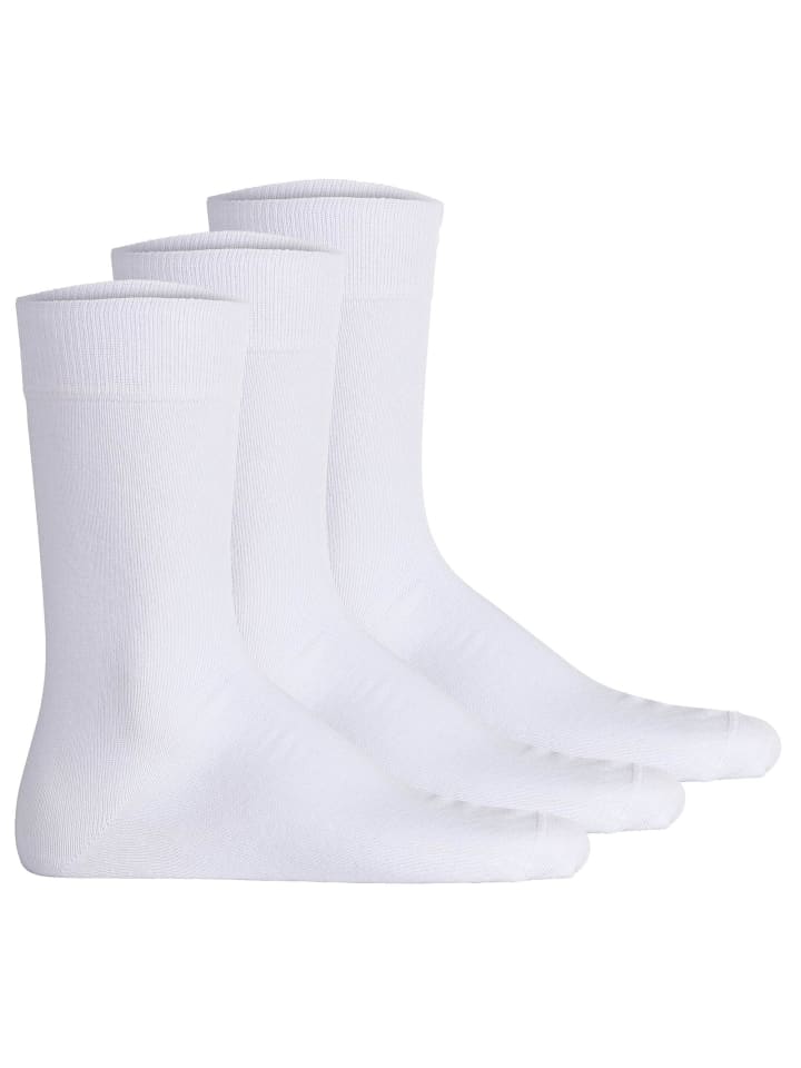 Socken 3er Pack in Weiß