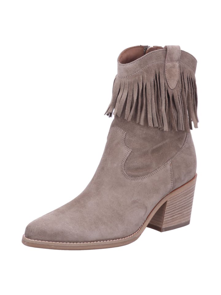 Damen Stiefel/Boots ungefüttert 0079-8249-019 in Braun