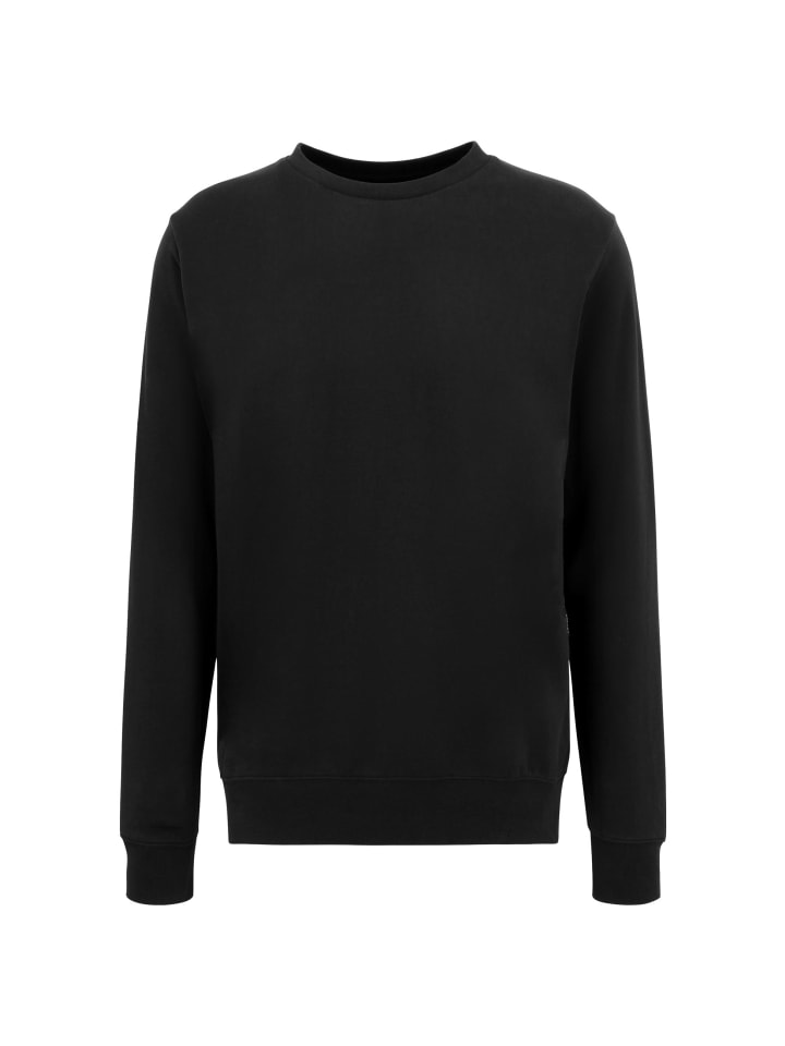 Sweatshirt Plain Basic in Black