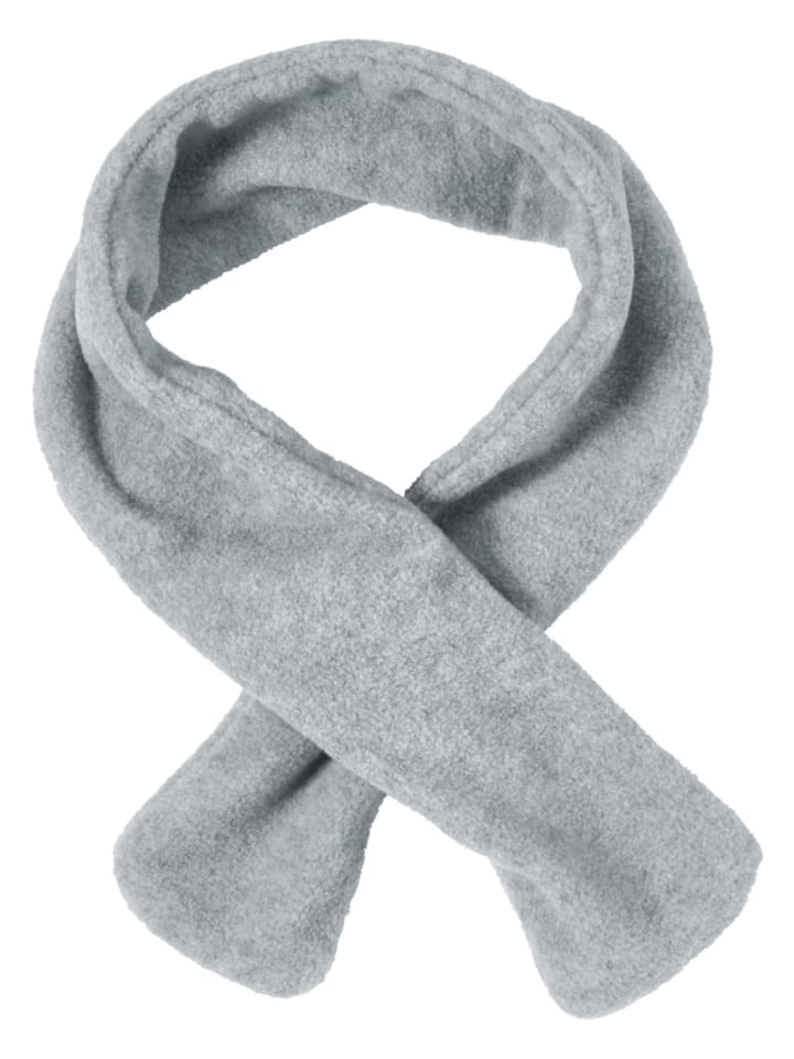 Fleece-Steckschal in Grau/Melange