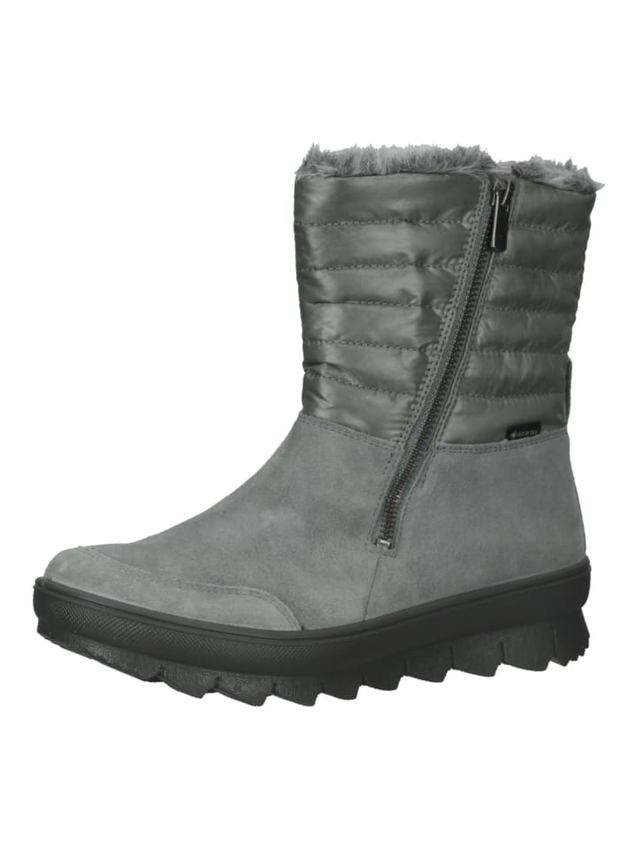 Stiefelette Grau
