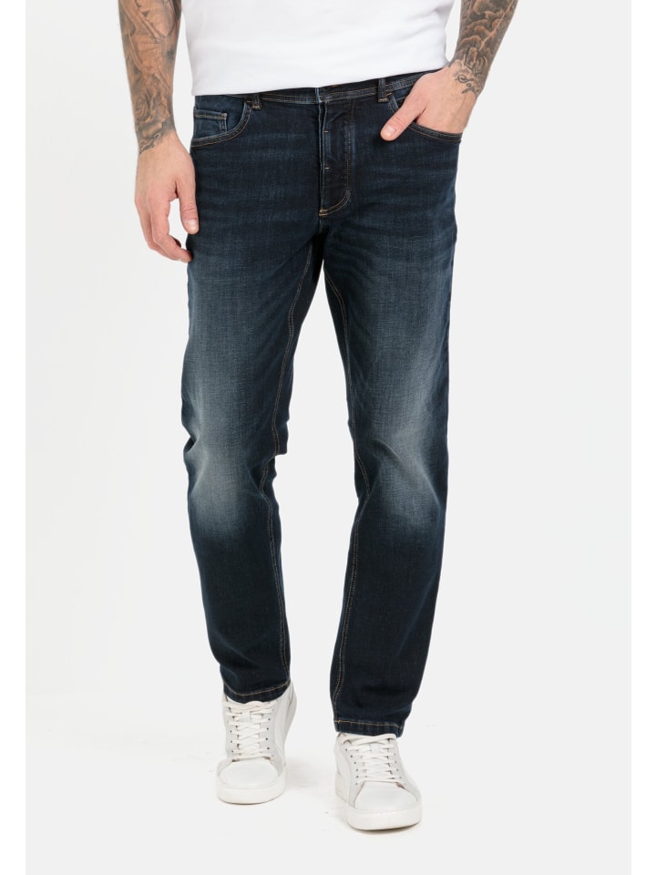 Regular Fit fleXXXactive® Jeans in Dunkelblau