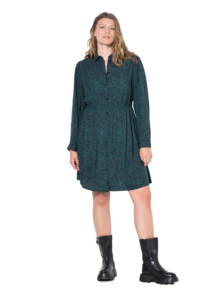 Kleid in mitternachtsgrün