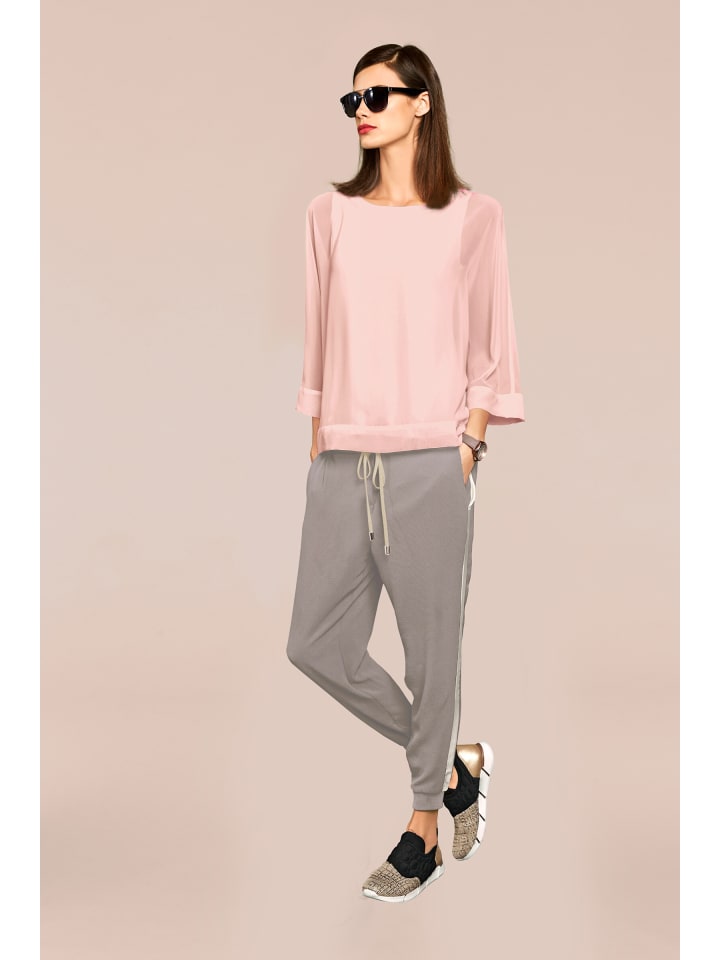 Blusenshirt in puder