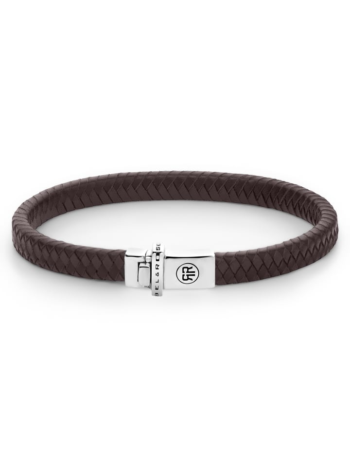 Armband Small Braided Brown in braun