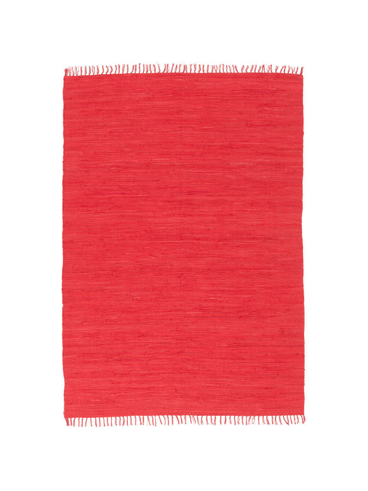Natur-Teppich Jolly Cotton in rot