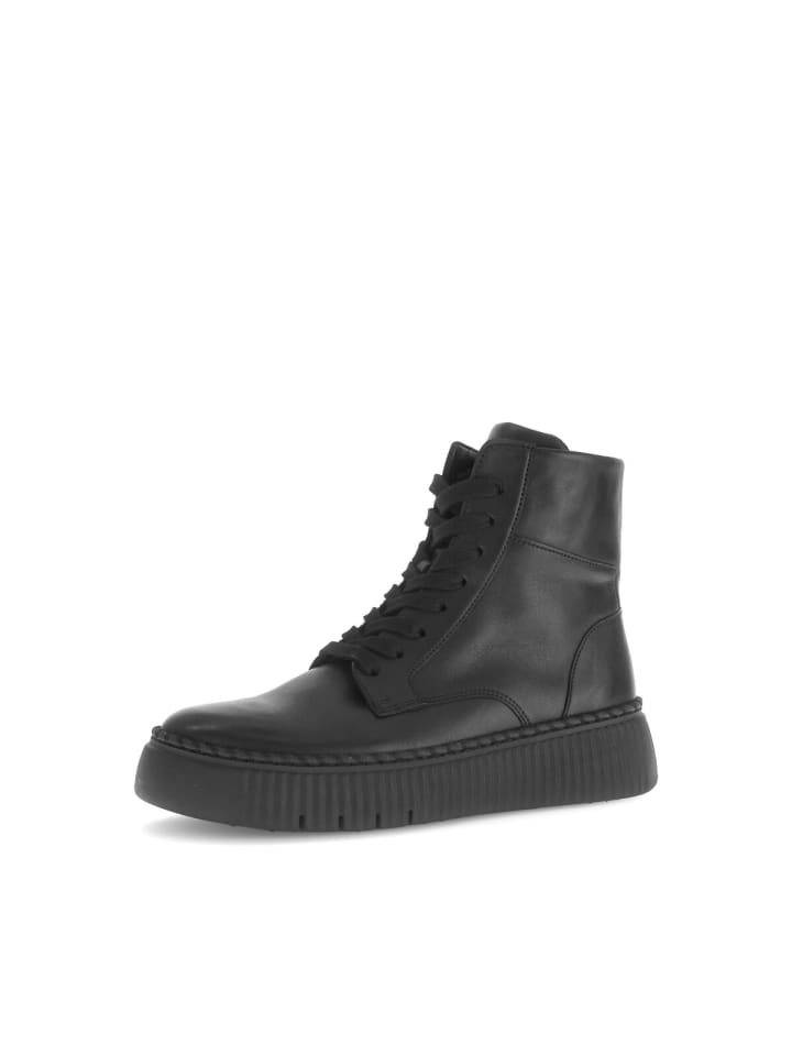 Plateau Stiefeletten in schwarz