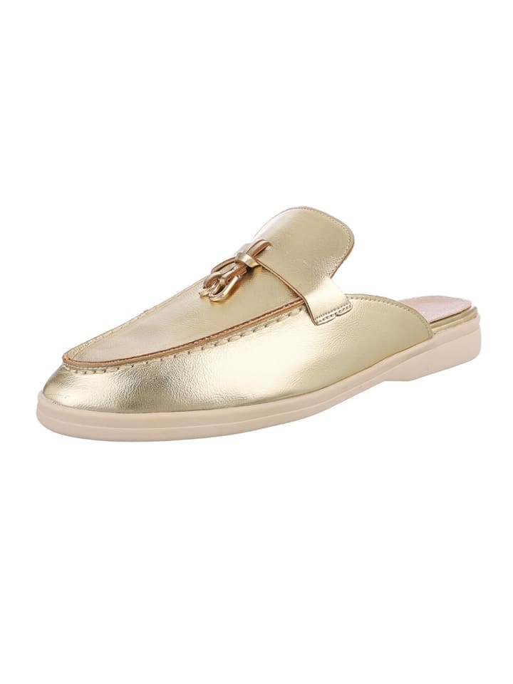 Sandale & Sandalette in Gold