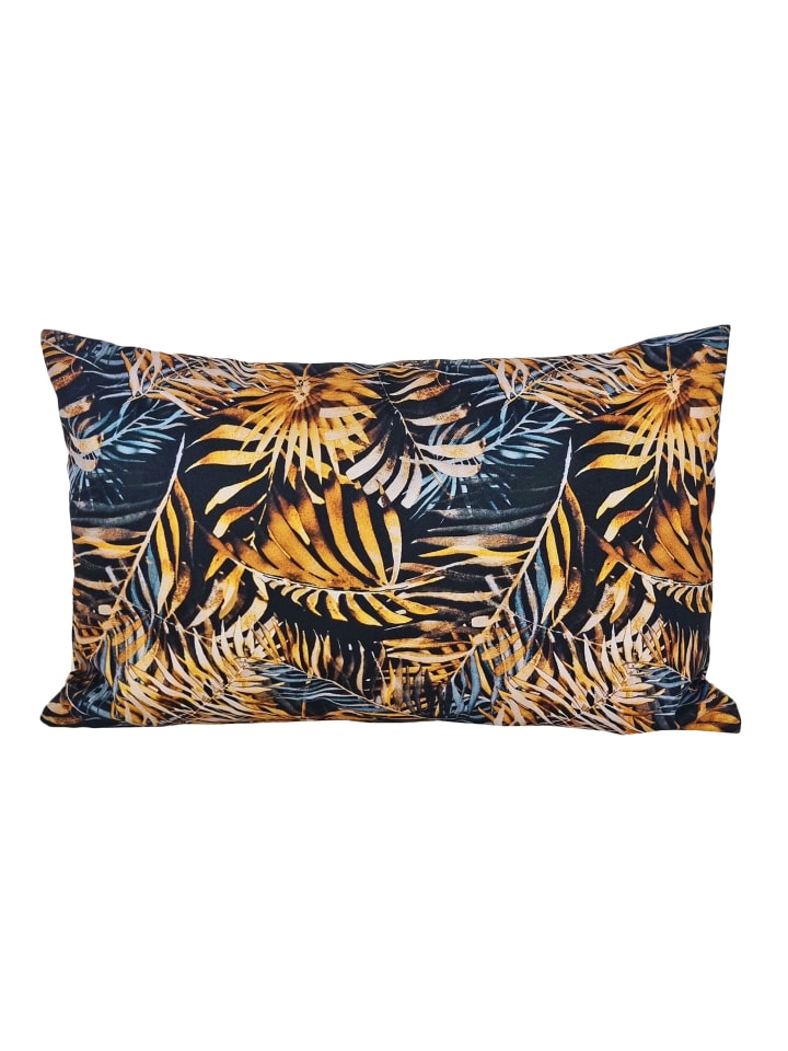 1x Outdoor Kissenhülle 30x50cm Motiv in Blatt Gold