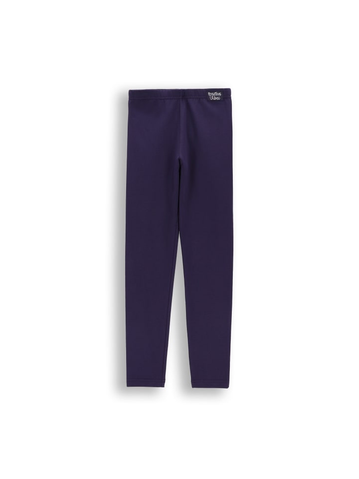Lange Leggings in dunkelblau