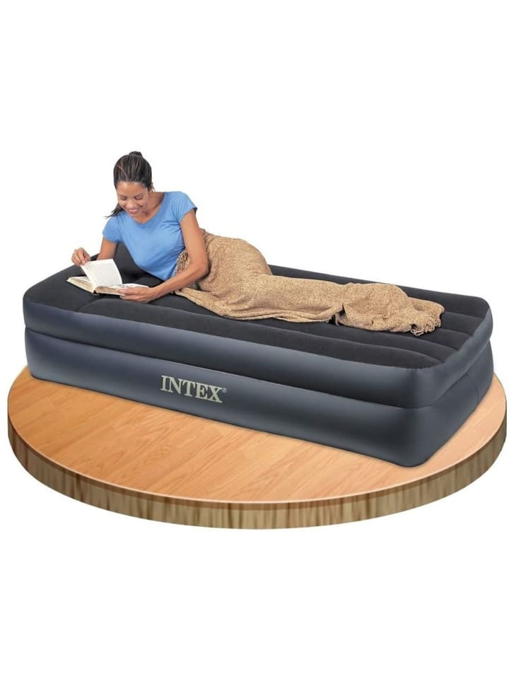 Luftbett 99x191x42 cm mit eingebauter elektrischer Pumpe in Blau ab 8 Jahre