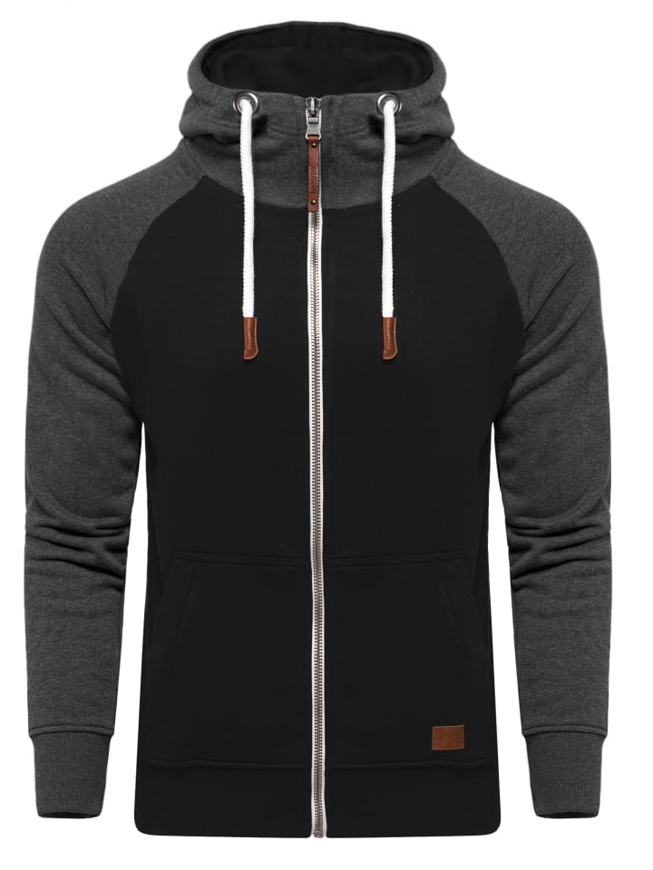 Sweatjacke HENRAY in Schwarz