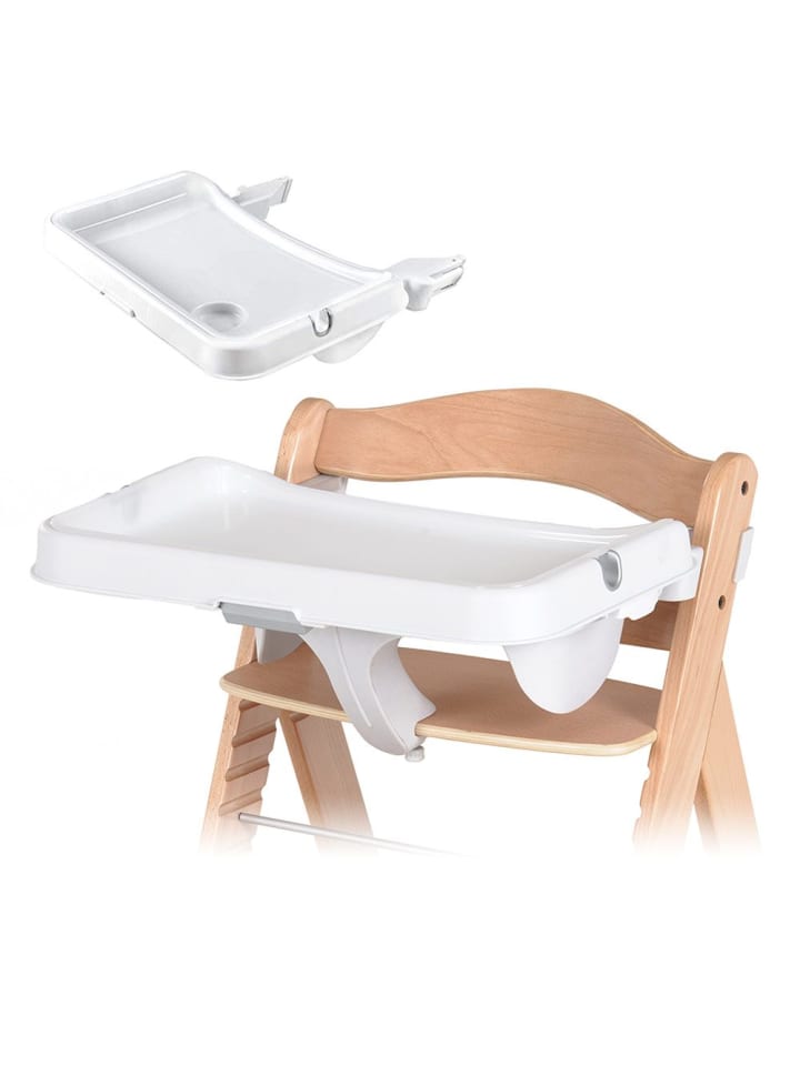 Alpha Tray - 2-teiliges Essbrett & Tisch in weiss