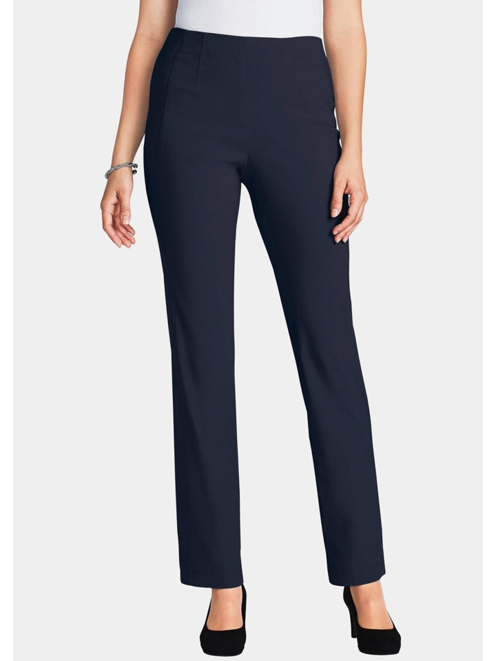 Schlupfhose CARLA in Super-Stretch in marine