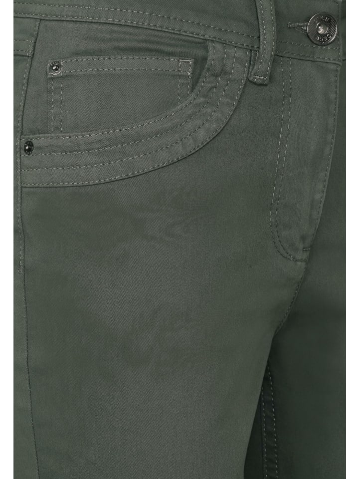 Slim Fit Jeans für Damen in uni