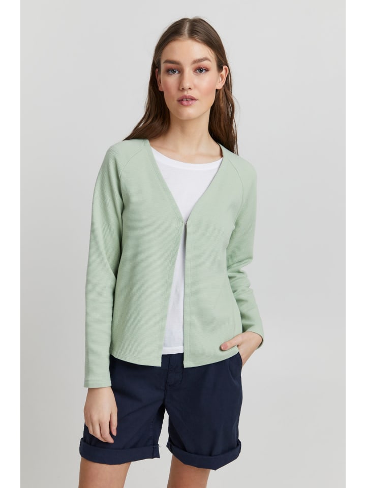 Sweatjacke OXJonia in Grün