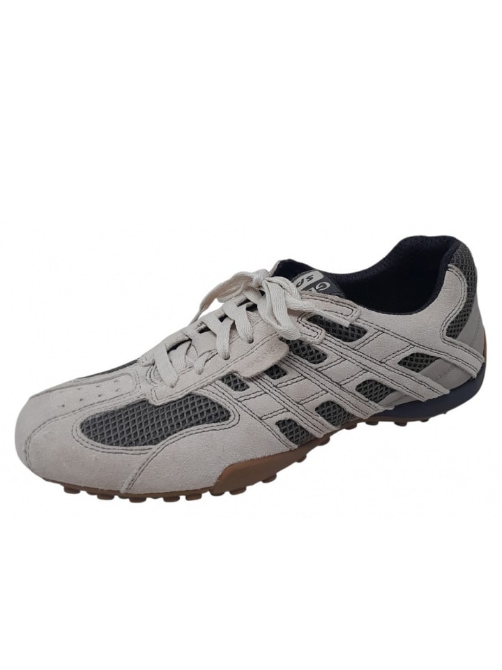 sportlicher Schnürer Snake in Beige